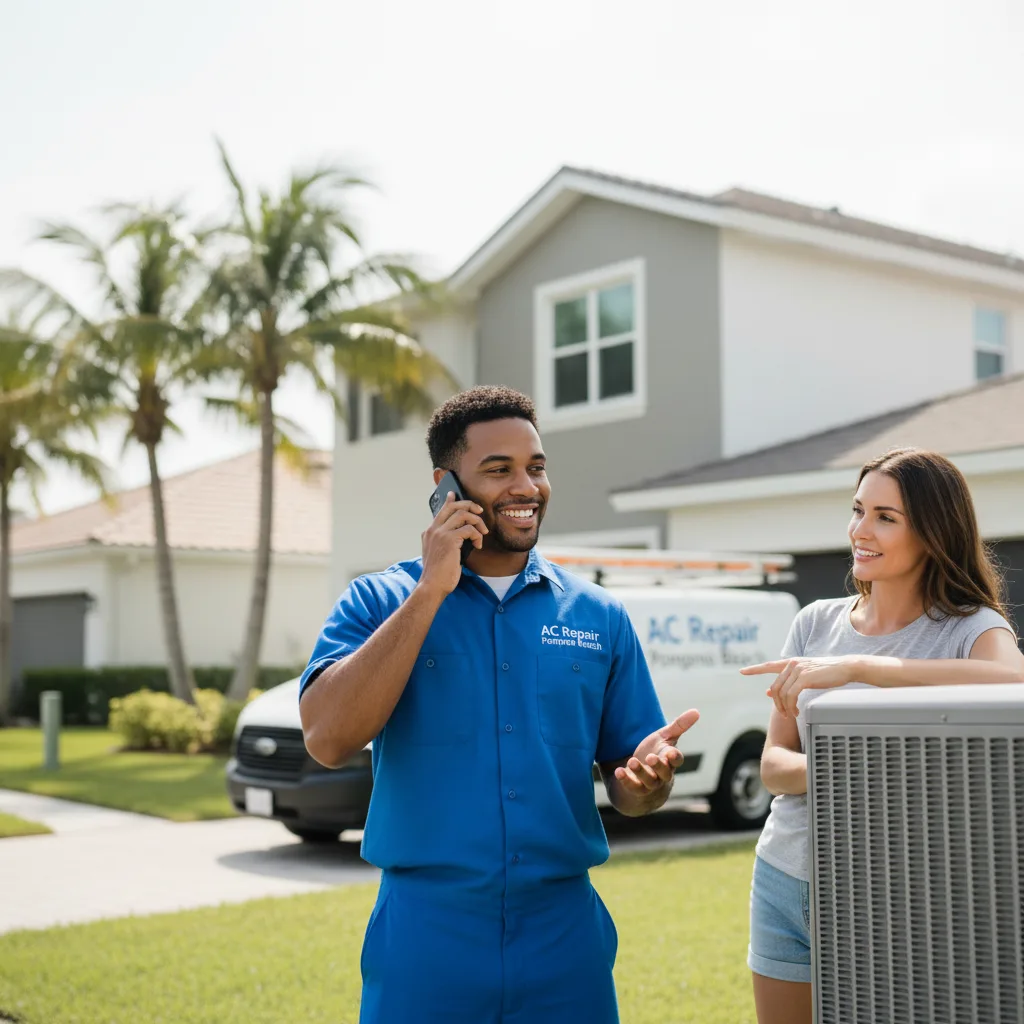 AC Repair Pompano Beach customer support in Etters